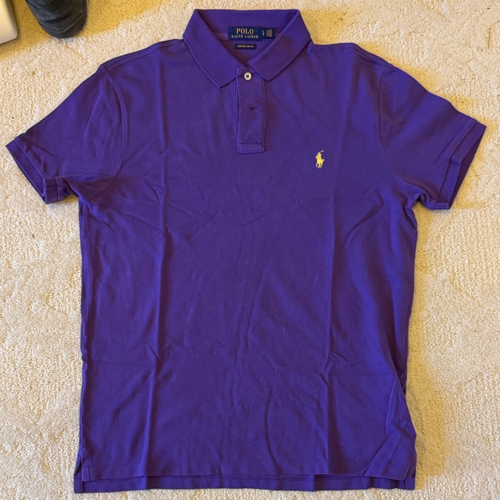 Polo by Ralph Lauren Men's Polo Shirt in Rich Purple
